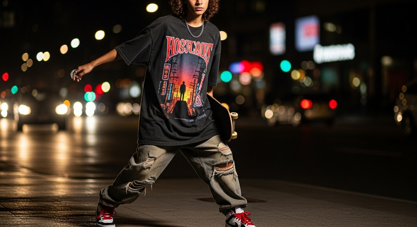Route 99 Oversized Street Tee – Authentic, Premium Comfort & Bold Streetwear Style