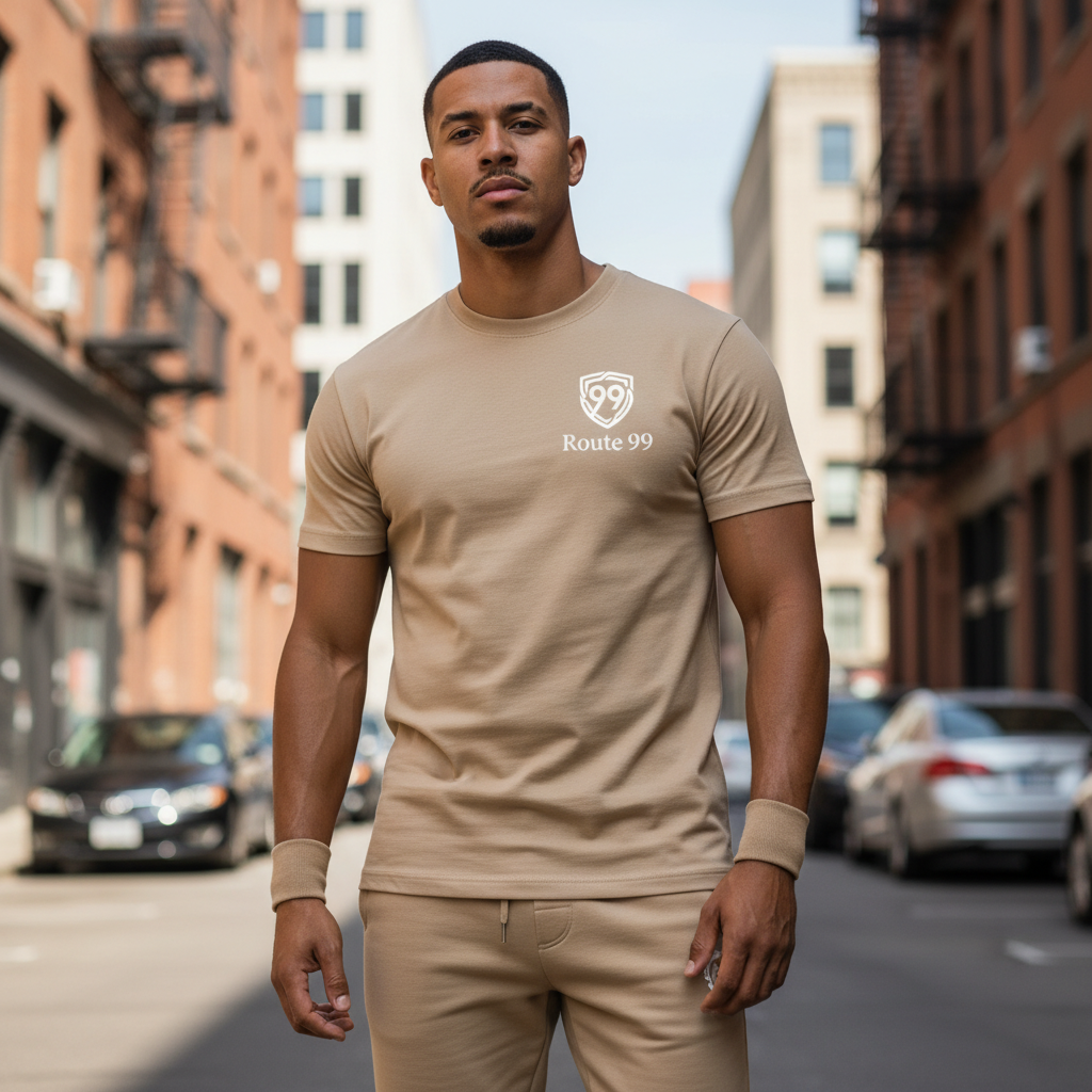 Route 99 - Core Everyday Essential Set ā T-Shirt + Jogger Combo