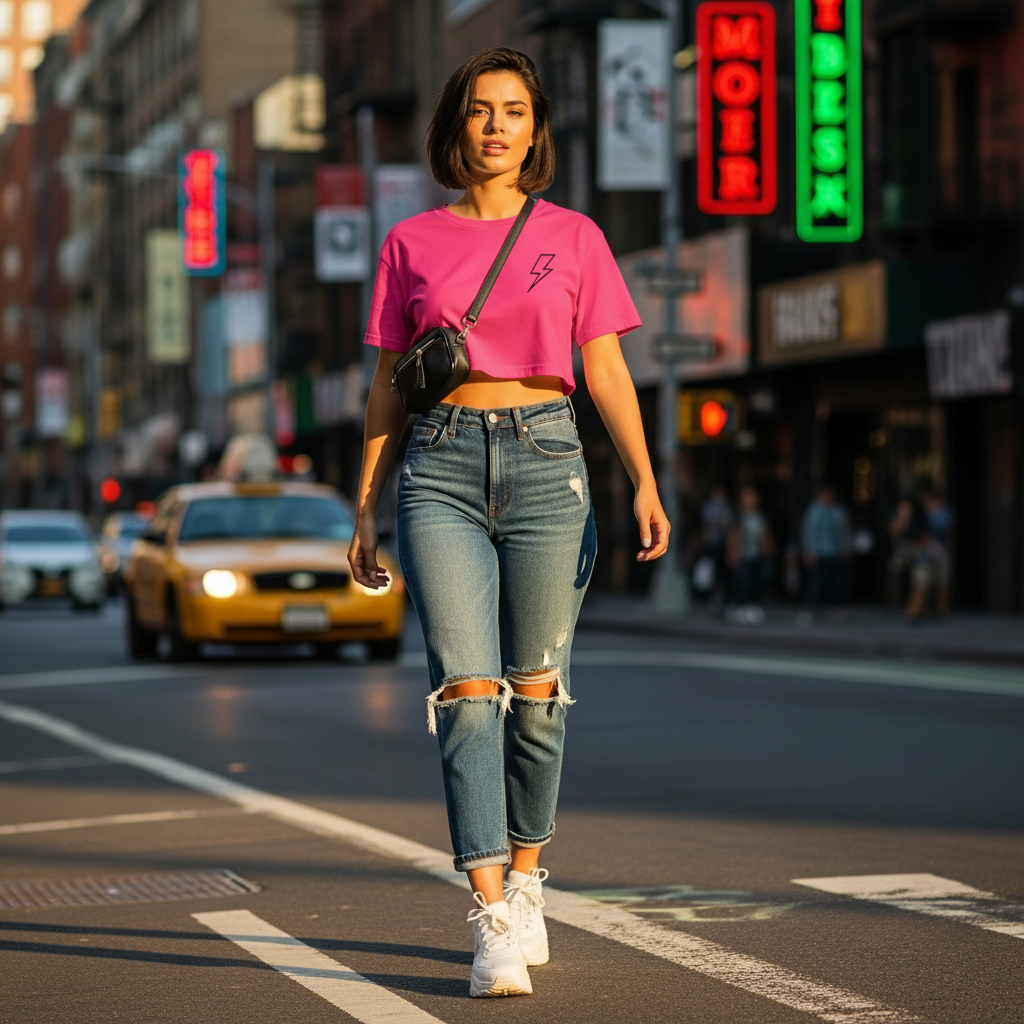 Route 99 Street Crop Tee – Authentic, Trendy & Comfortable Streetwear