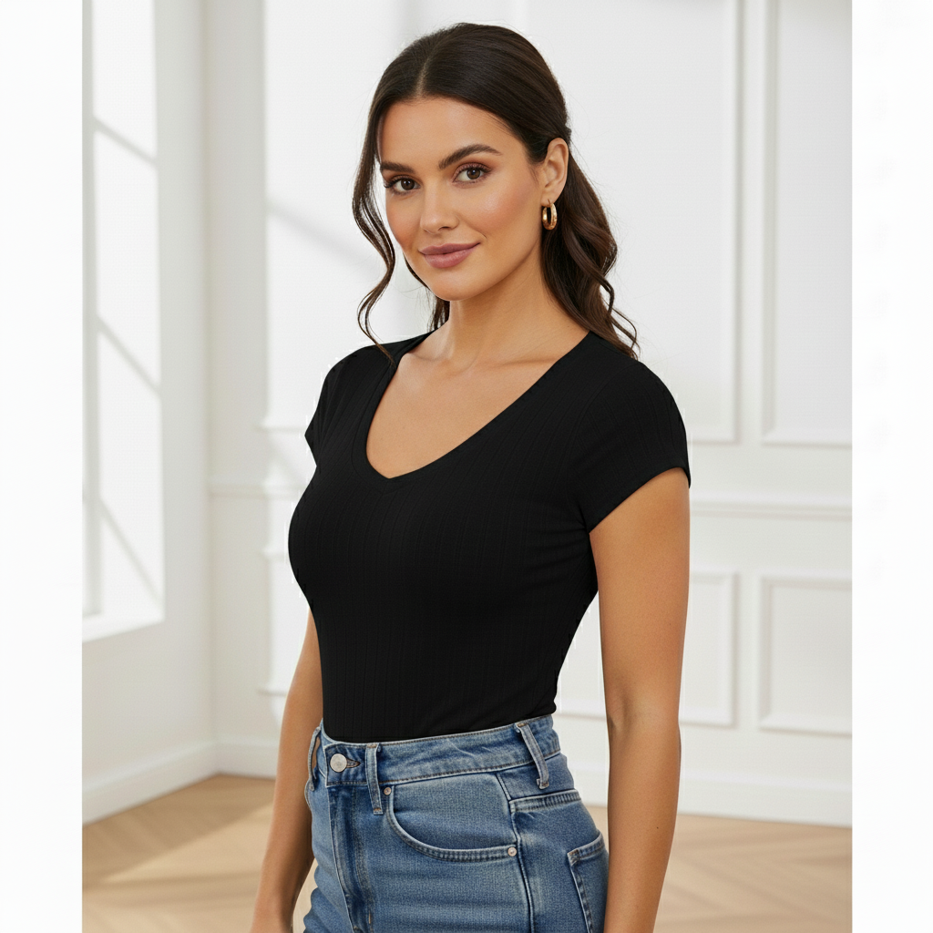 Route 99  Slim-Fit Women’s Tee – Authentic, Flattering & Everyday Comfort