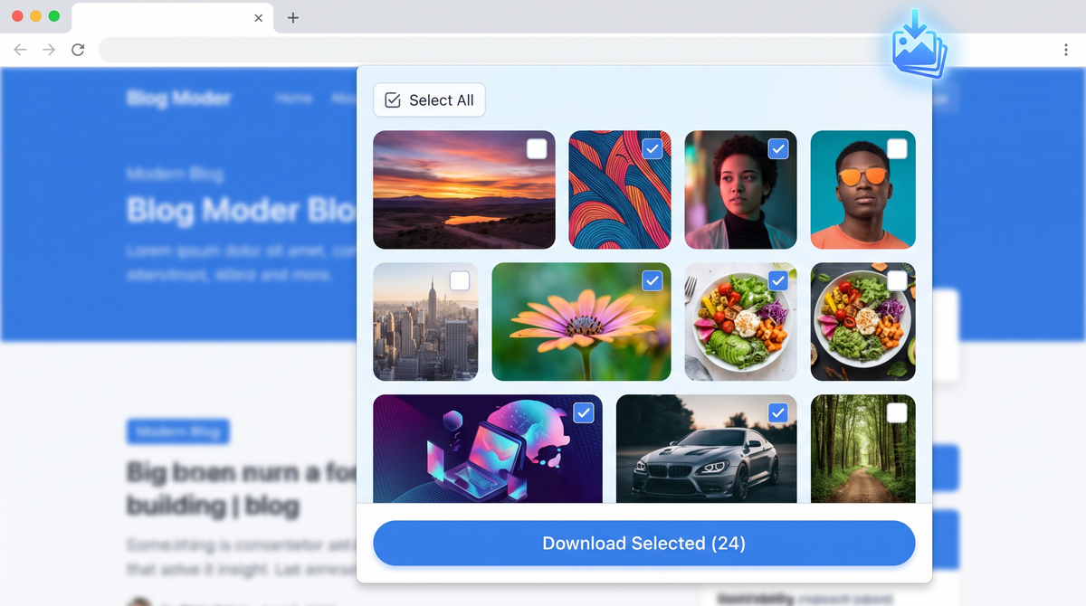 Bulk Image Downloader Extension
